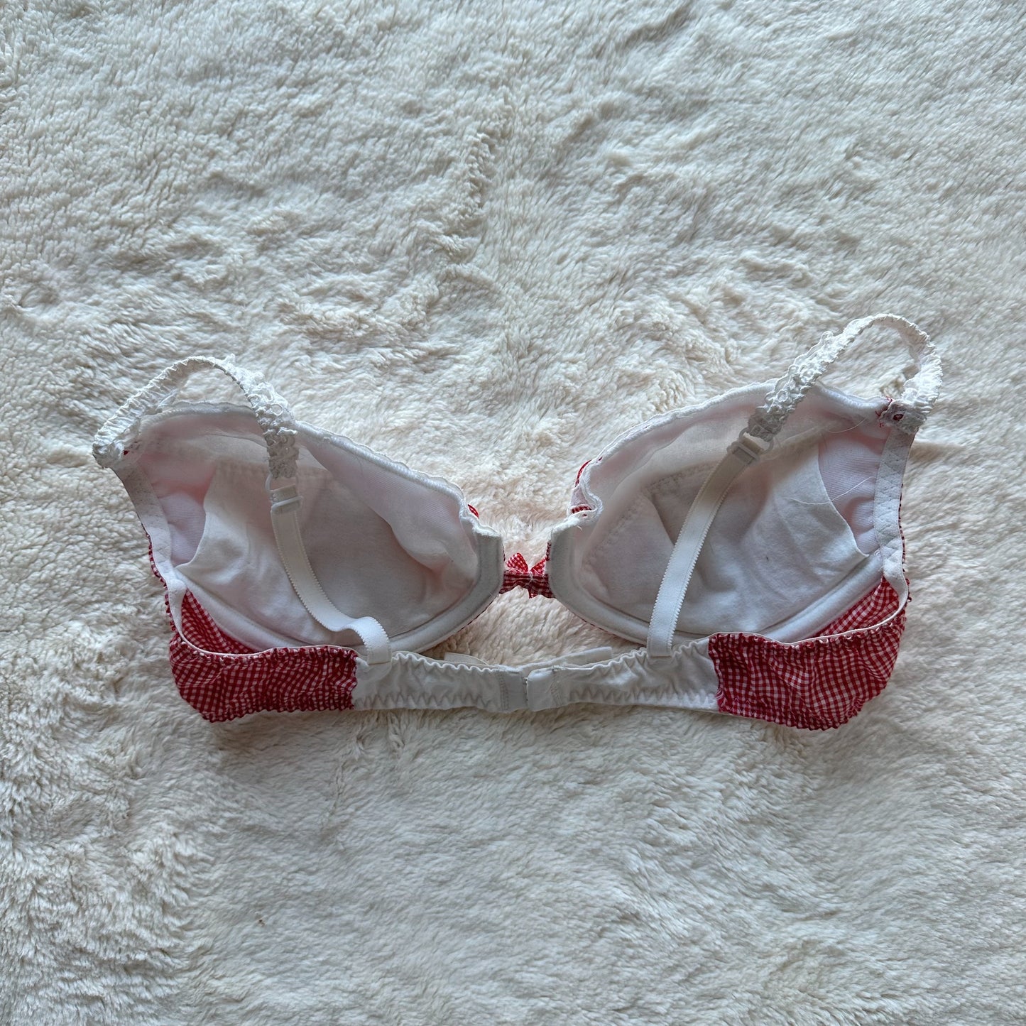 1990's picnic gingham bra