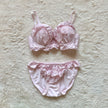 japanese brand sugar ruffle bra + panty