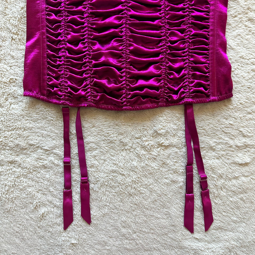 2000's regal raspberry corset