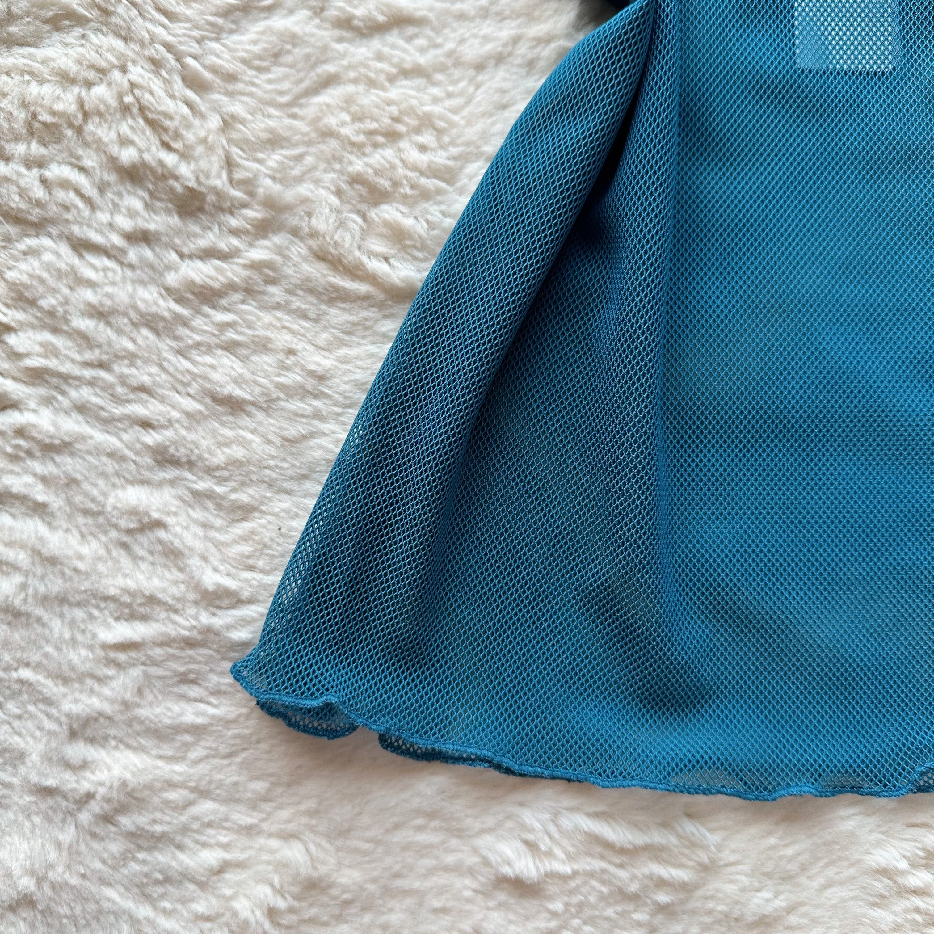 2000's rosette mesh camisole
