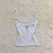 2000's rosette ribbon camisole