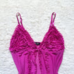2000's berry babydoll slip dress
