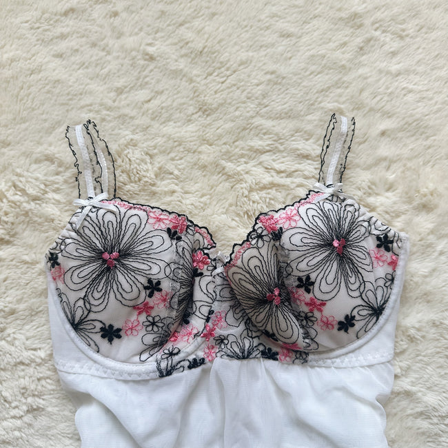 2000's ditsy doll camisole