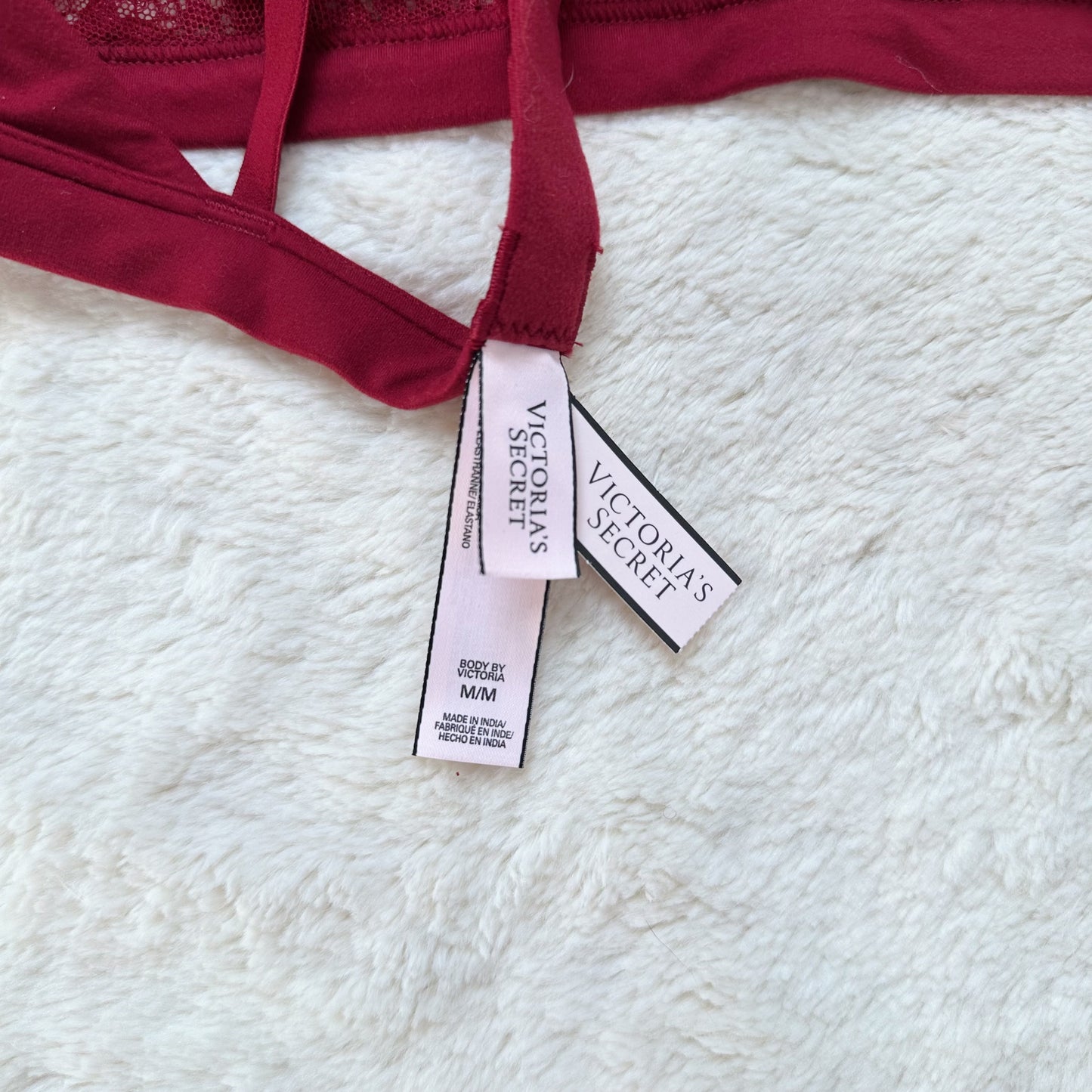 2016 garnet sheer bralette