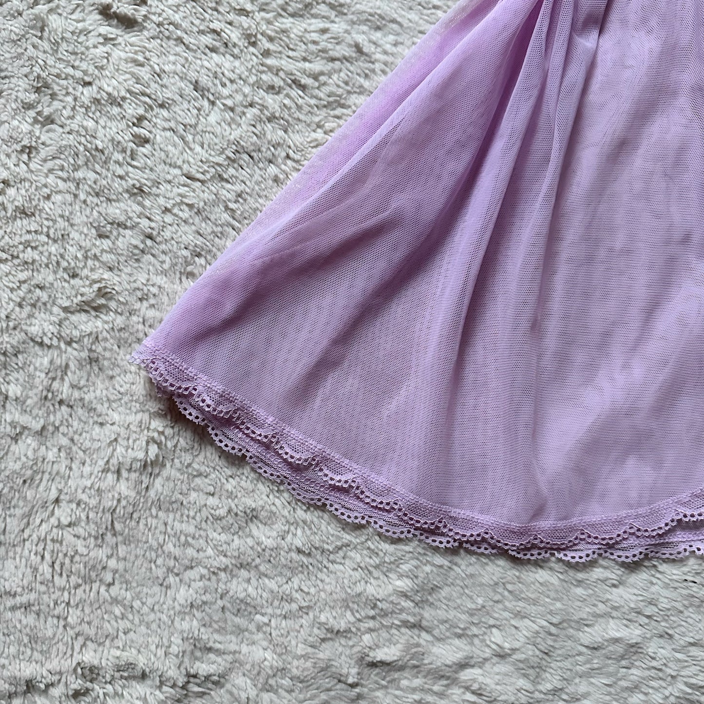 2015 lilac mesh lace babydoll