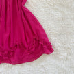2000's ruffle rose babydoll slip dress