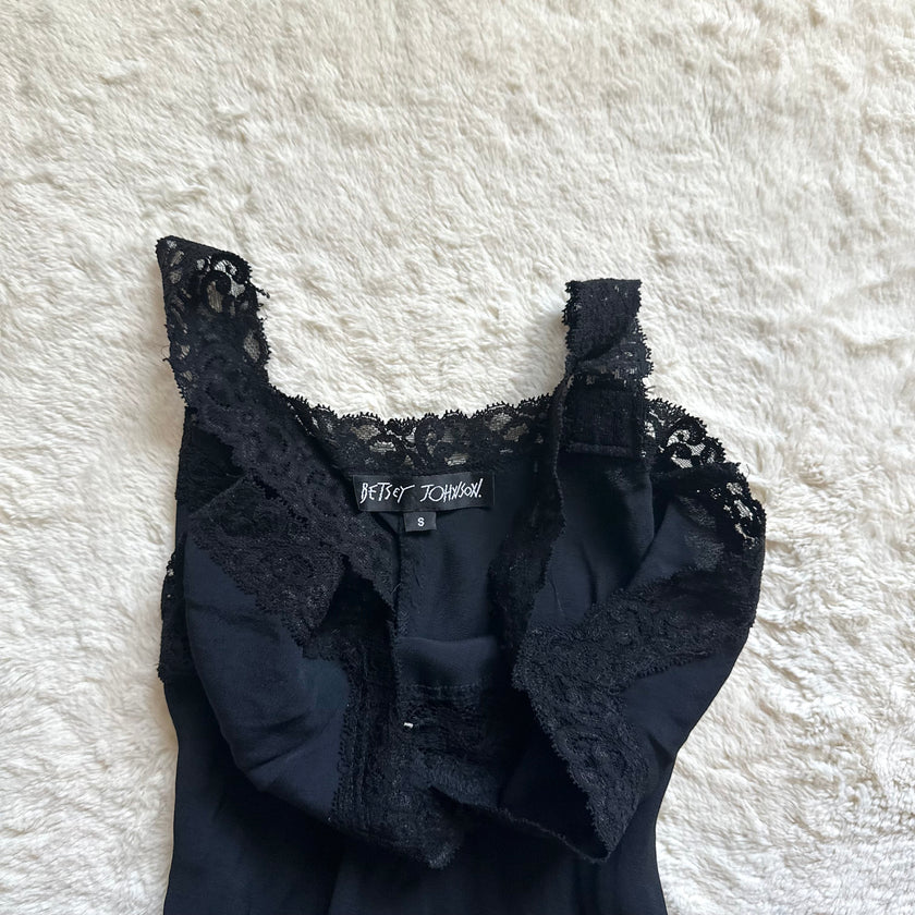 1990's noir romance slip dress