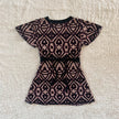2000's plum mosaic top