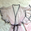1990's rosette boudoir set