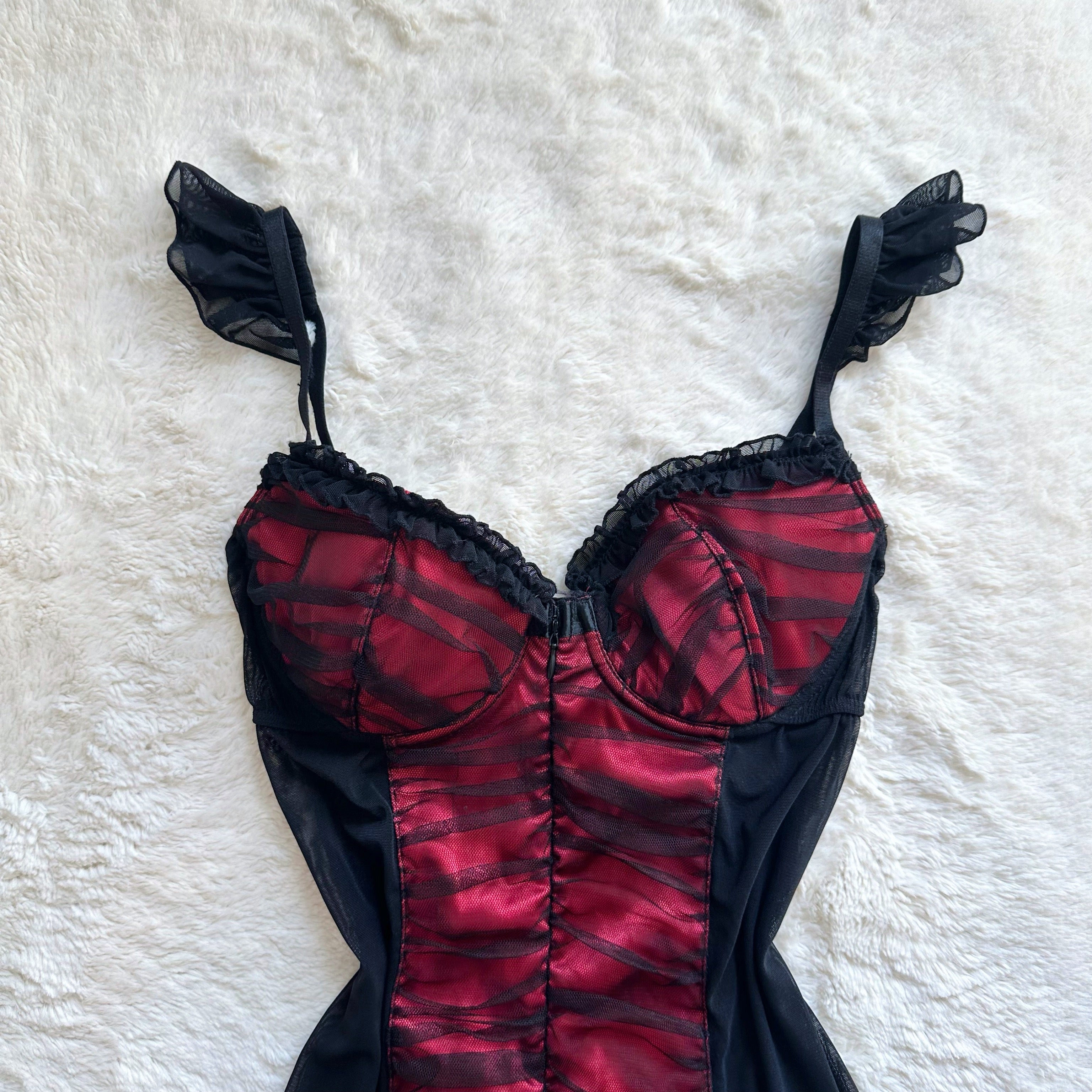 2000's elvira slip dress
