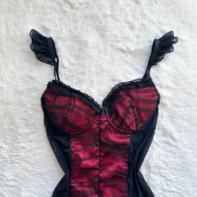 2000's elvira slip dress