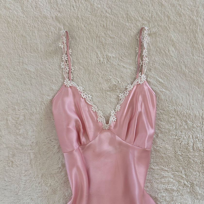 2000's daisy ballerina slip dress