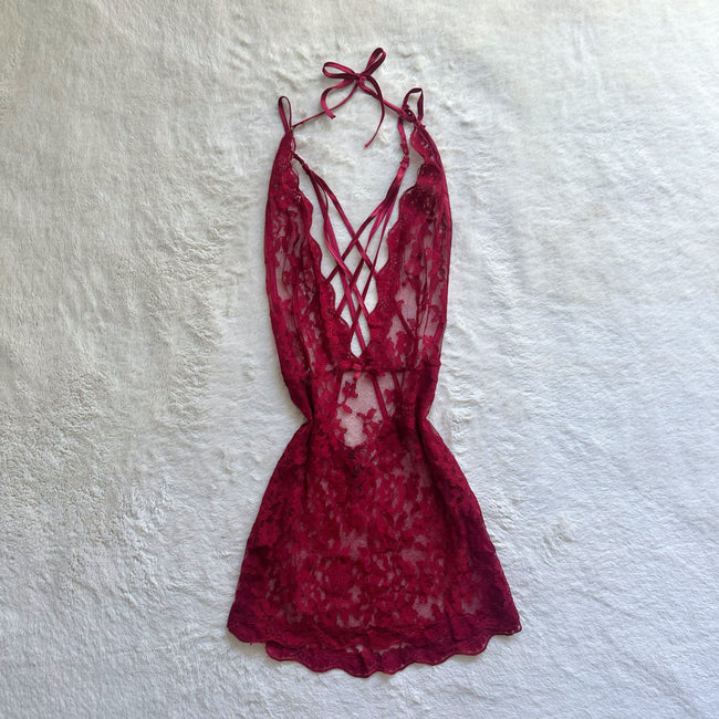 velvet bramble slip dress