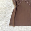 2000's cocoa lace camisole