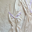 1990's lilac & cream negligee set