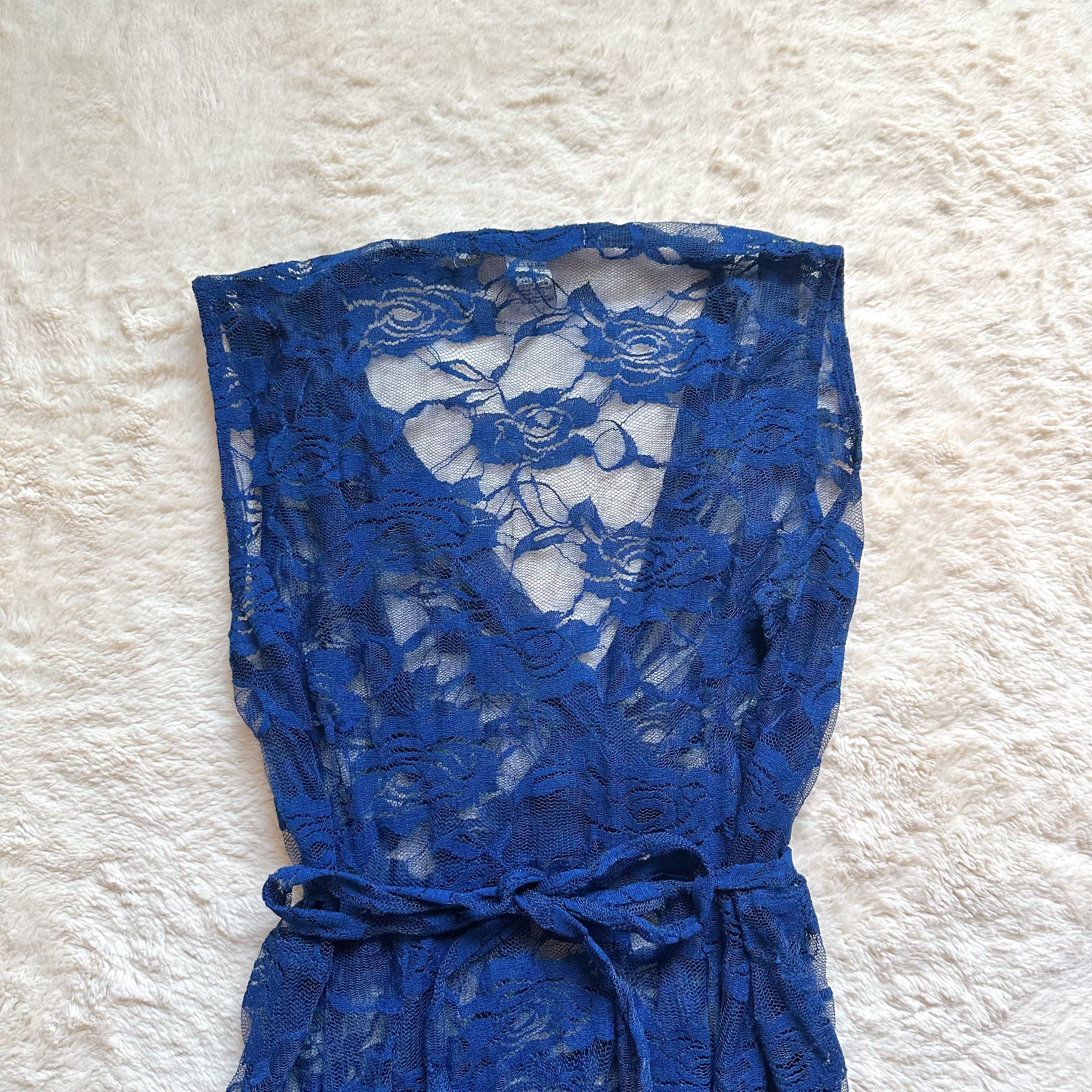 2000's moonlit lace dress