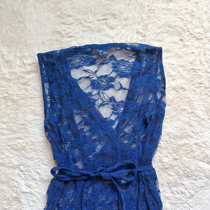 2000's moonlit lace dress