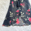 1980's wild rose slip dress + panty