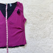 1990's plum rose top
