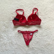 2000's love bite bra + panty set