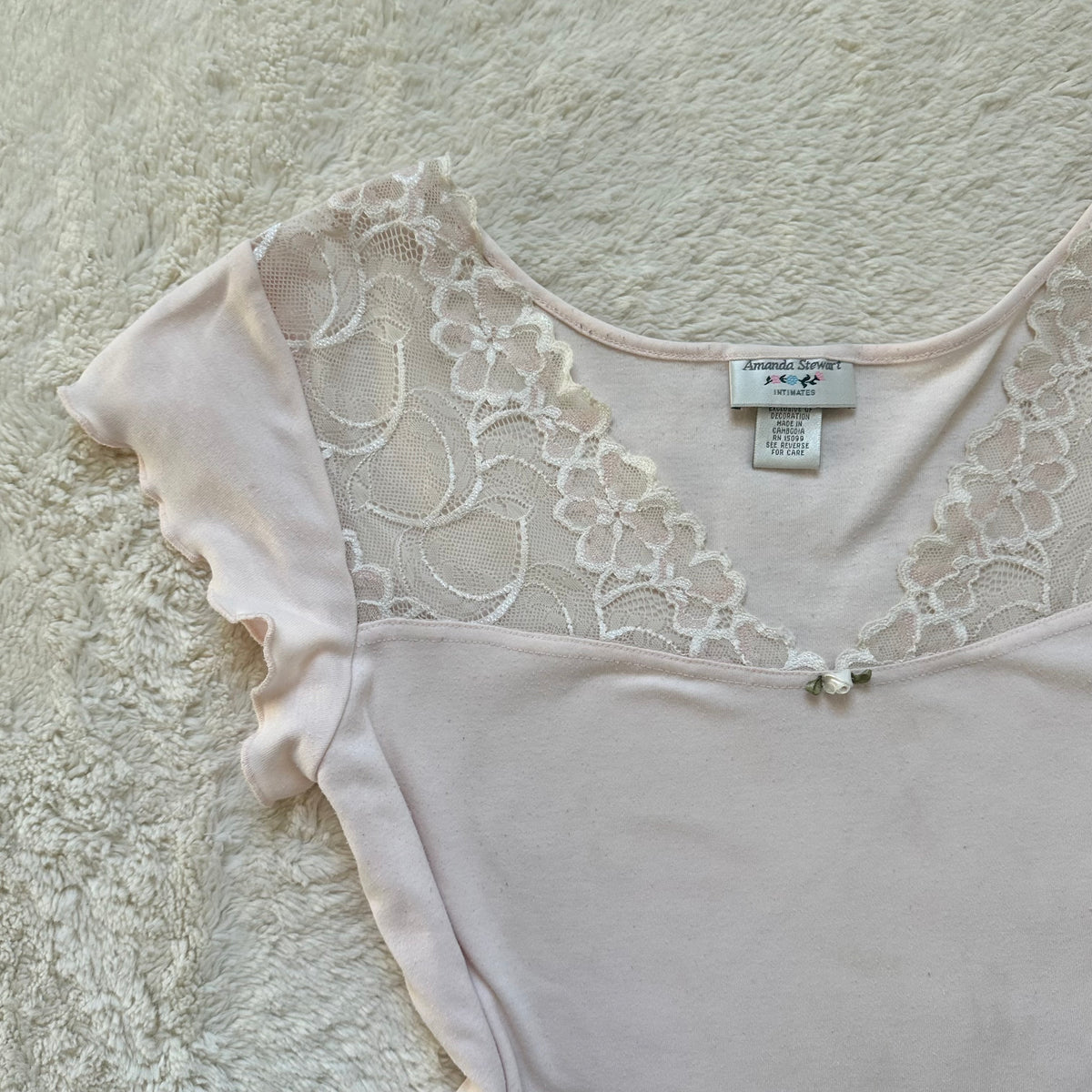 2000's petal rosette top