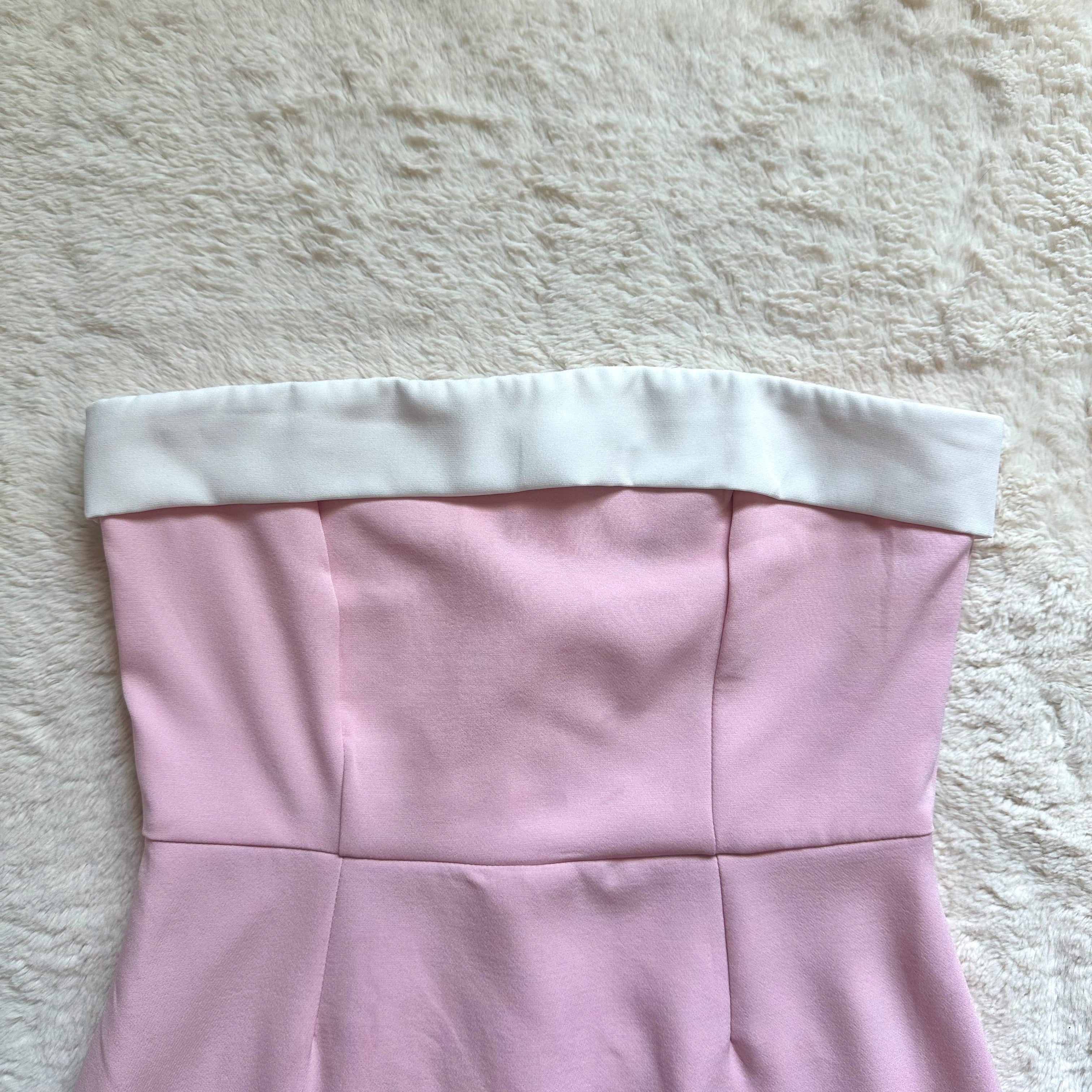 edikted priyah contrast fold over dress - rtp: $64