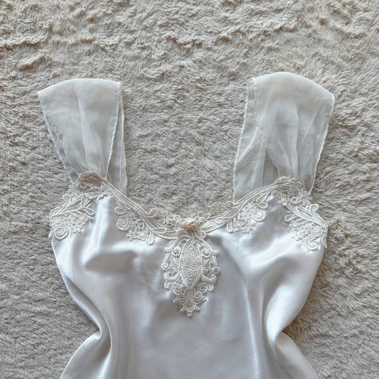 1990's pearly princess camisole