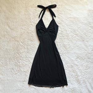 1990's midnight ribbon dress