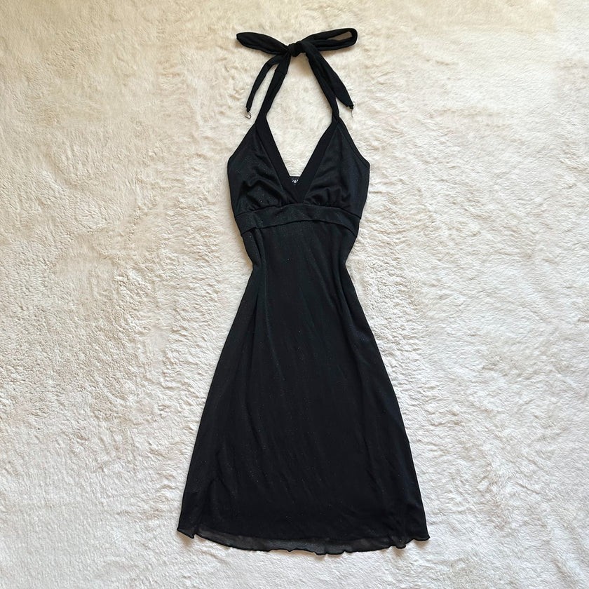 1990's midnight ribbon dress