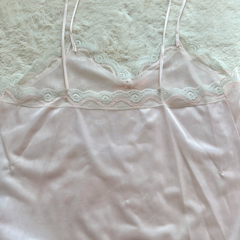 1980's ballet veil peignoir set