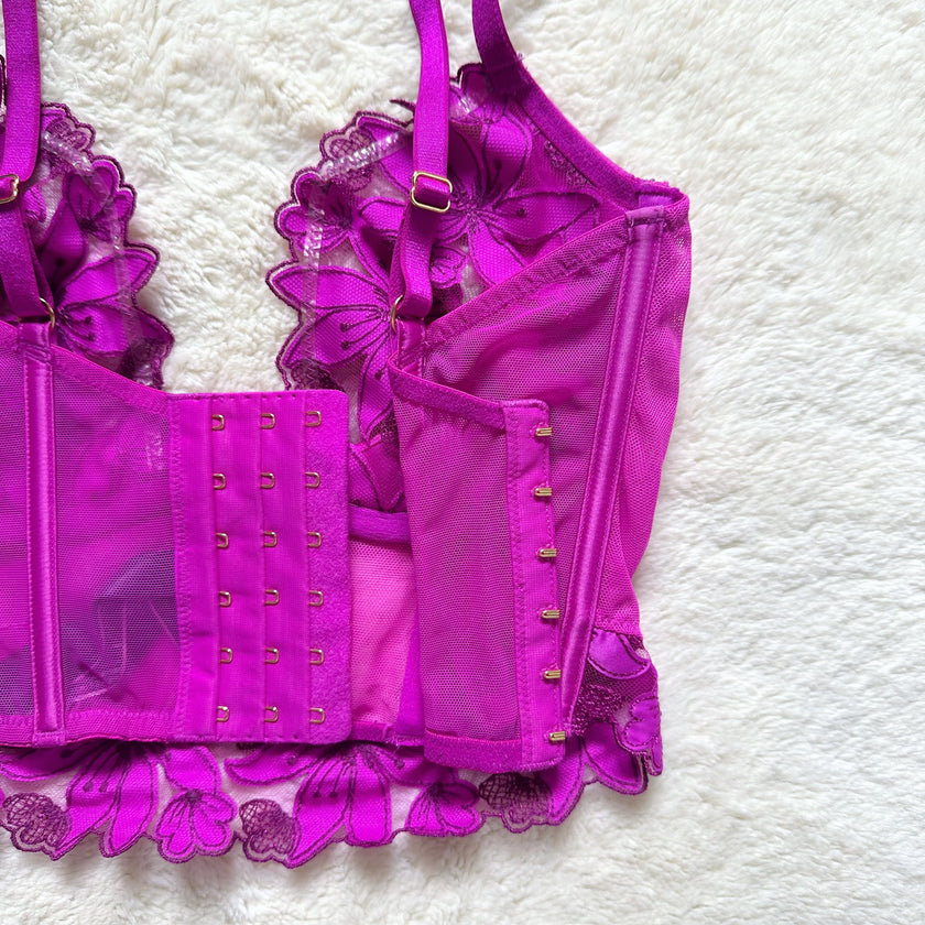 2022 electric fuchsia corset