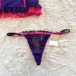 2000's sugarplum bustier set