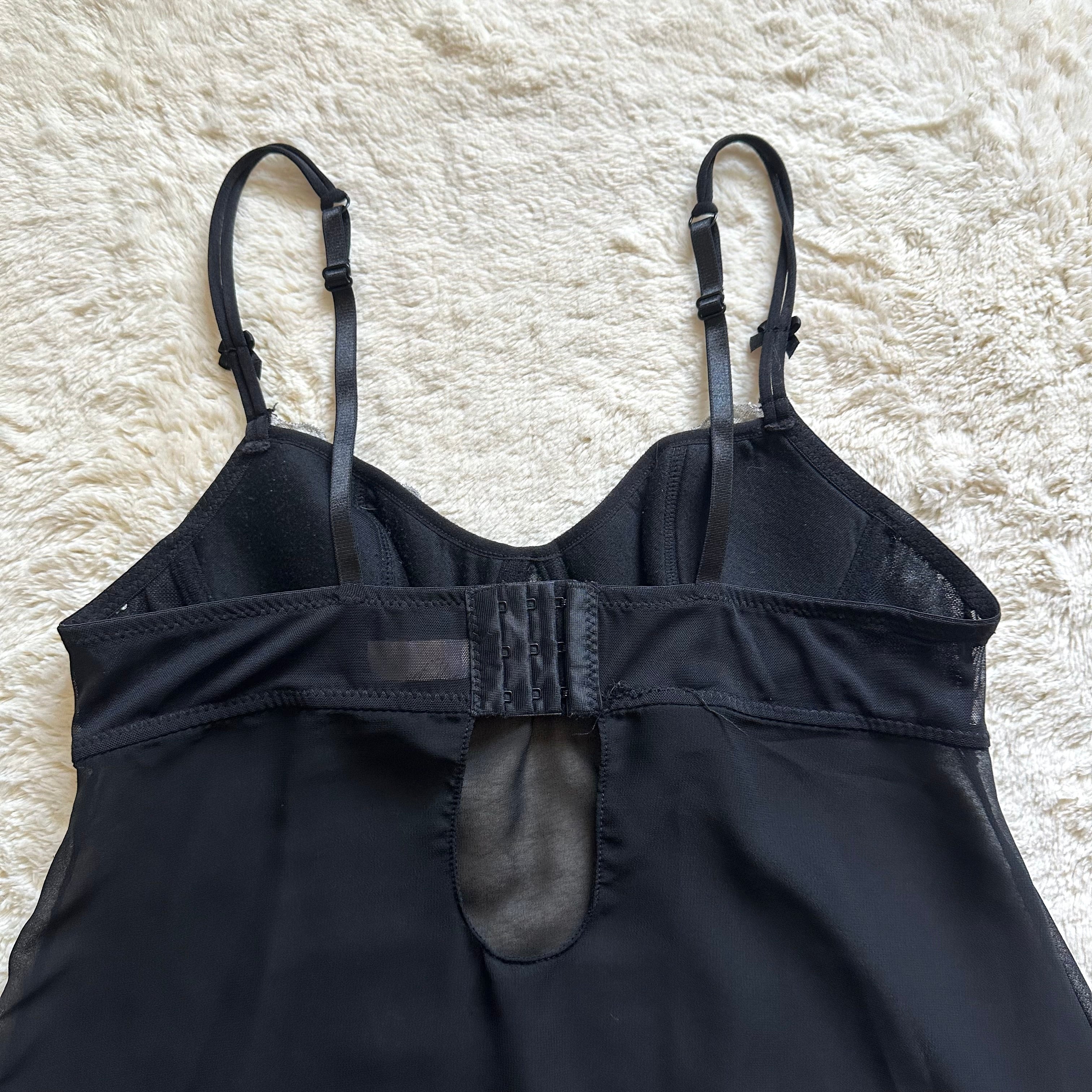 2000's midnight garden slip dress