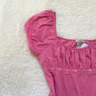 2000's bubblegum milkmaid blouse