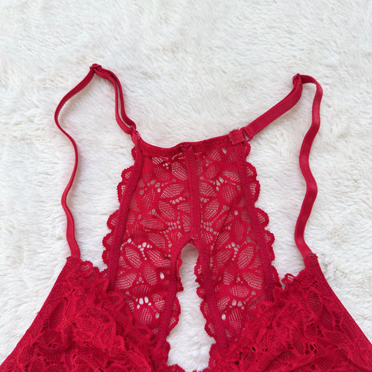 aerie crimson lace bralette