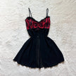 2000's twilight rose slip dress