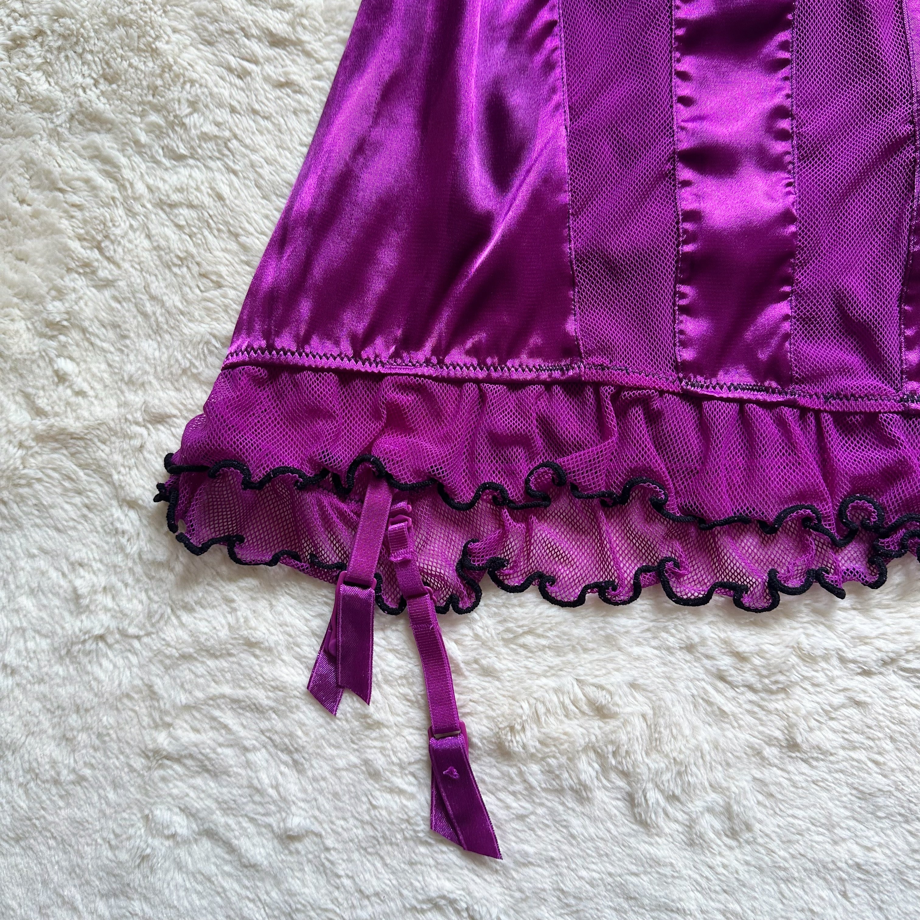 2000's fuchsia fling slip dress