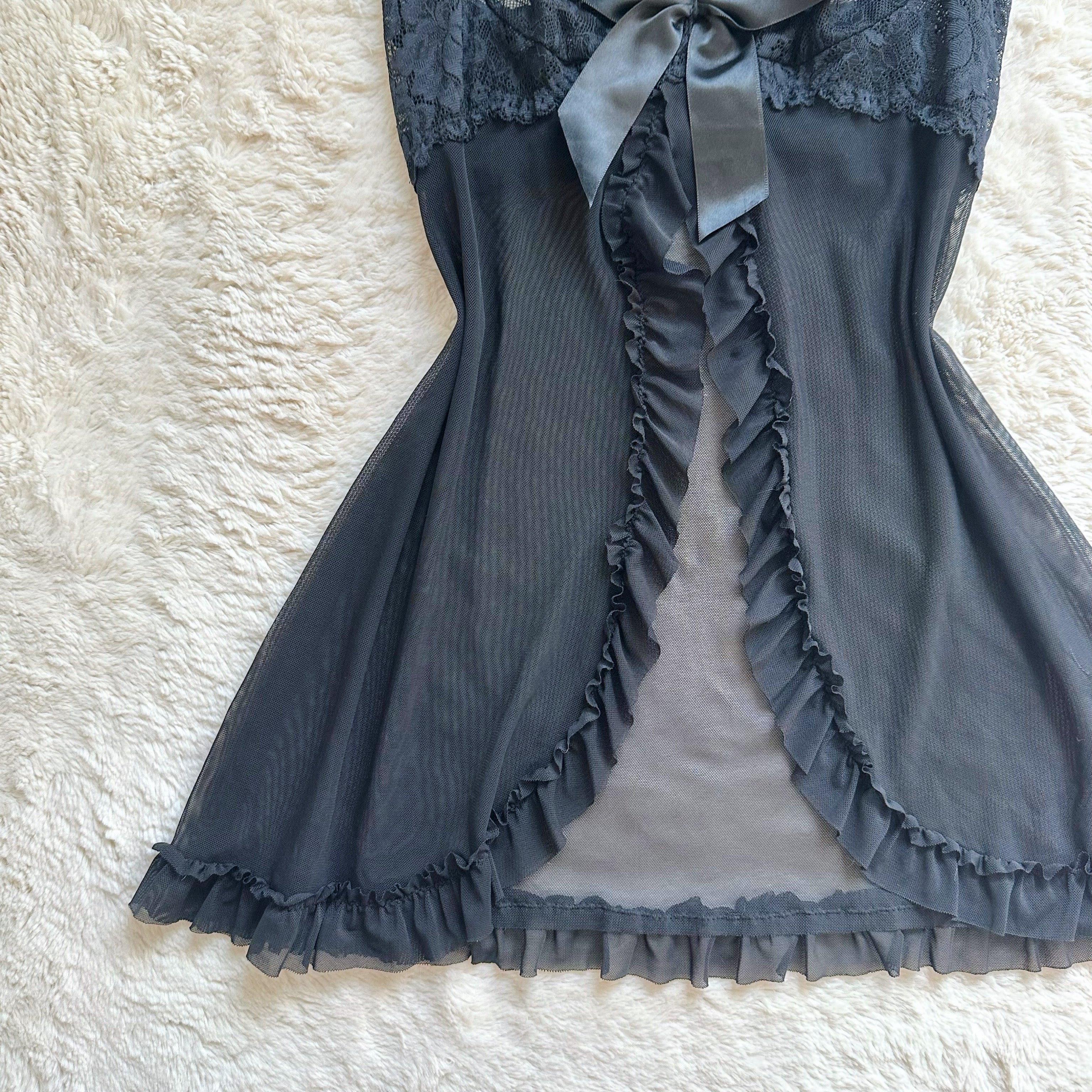 black widow slip dress