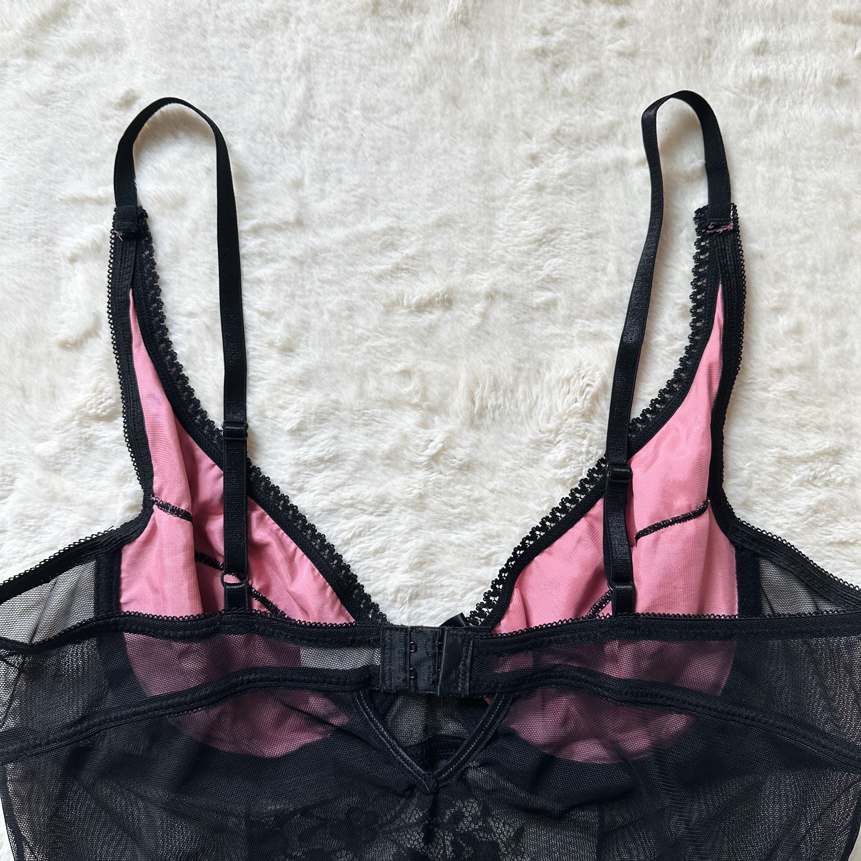 2000's velour petal slip dress