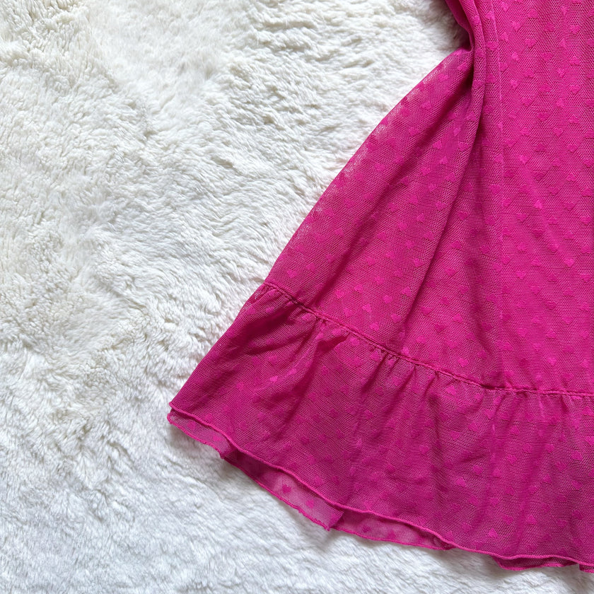 2000's fuchsia flirt babydoll