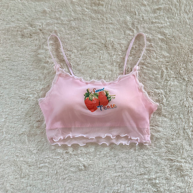 2000's sweet tease bra top
