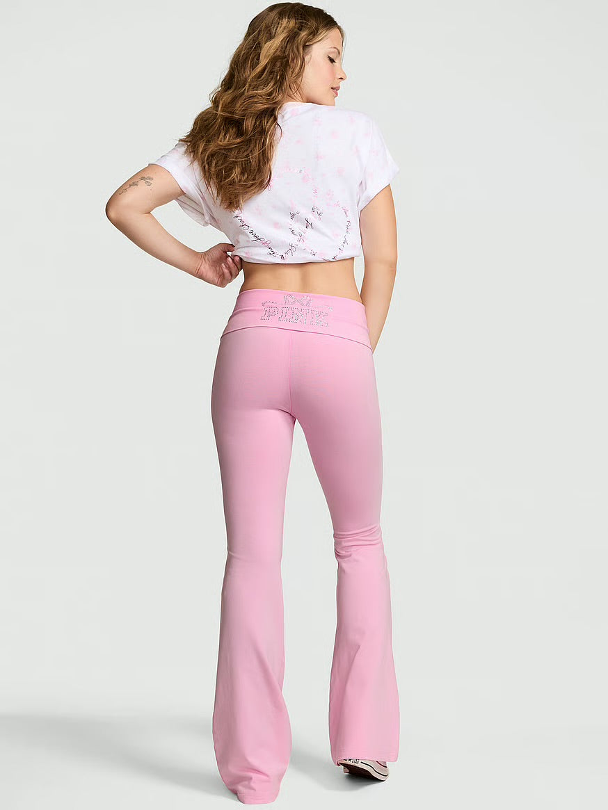 PINK x loveshackfancy lollipop foldover leggings