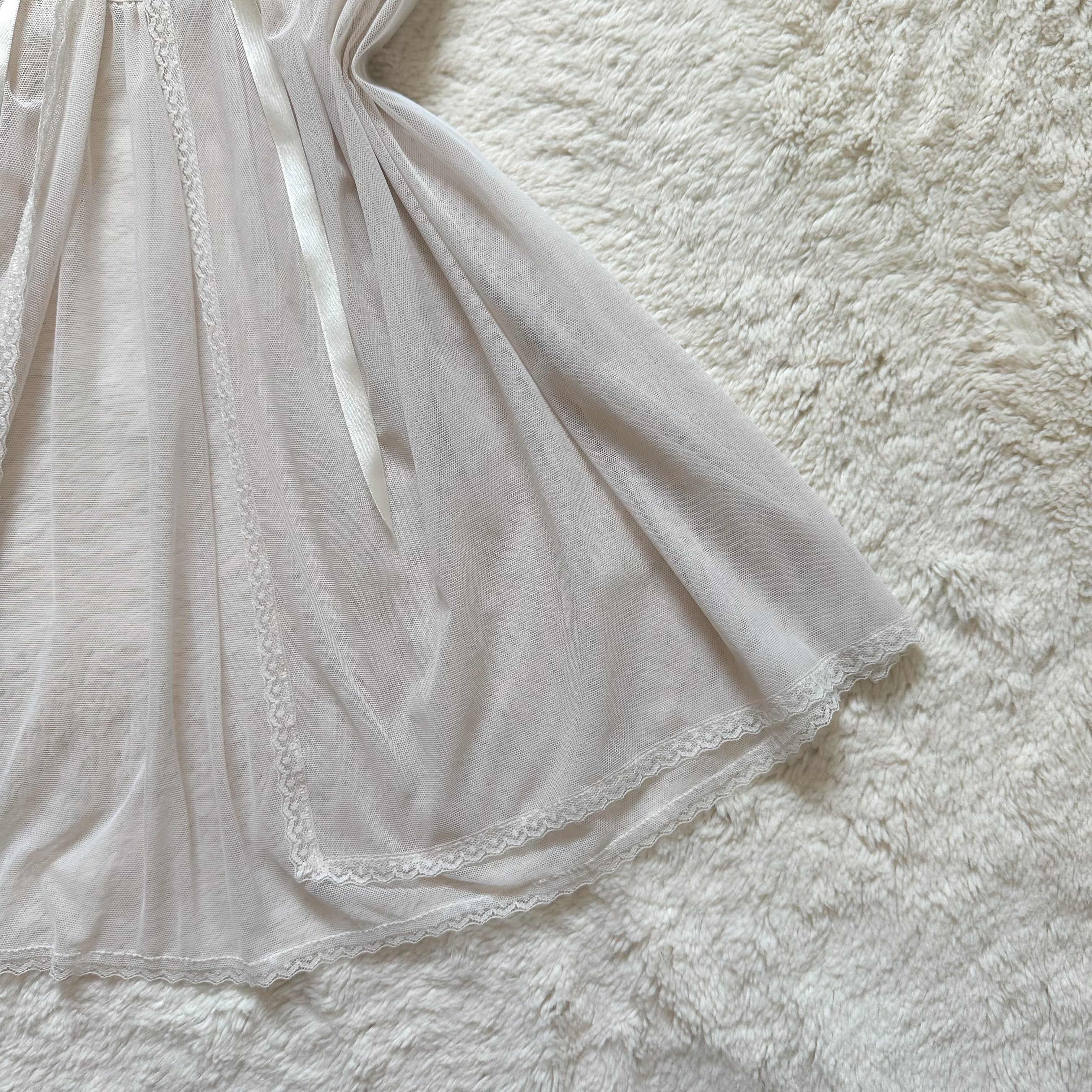 2010 ivory angel babydoll slip dress