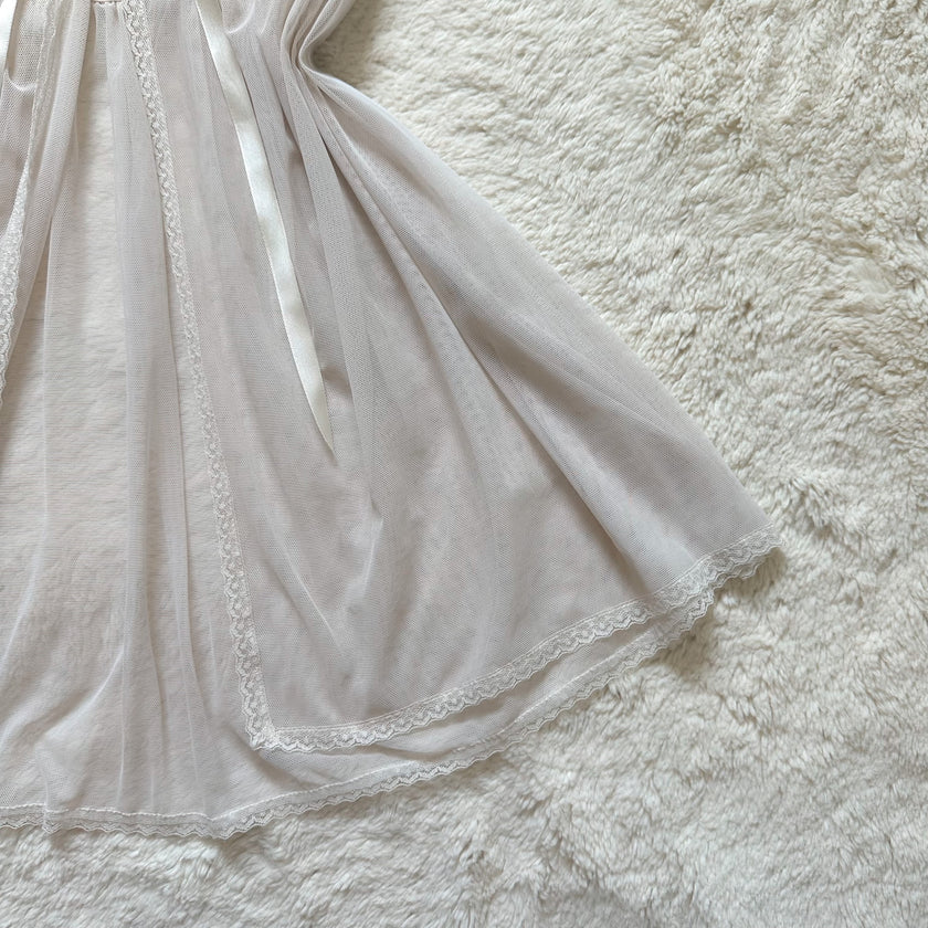 2010 ivory angel babydoll slip dress
