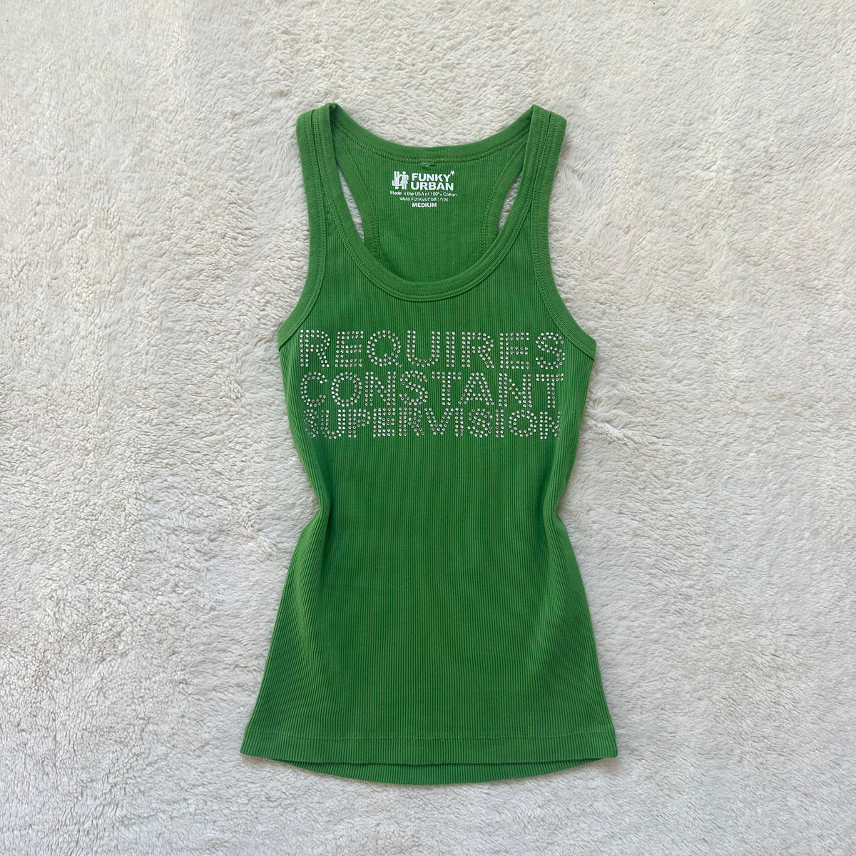 2000's rhinestone camisole