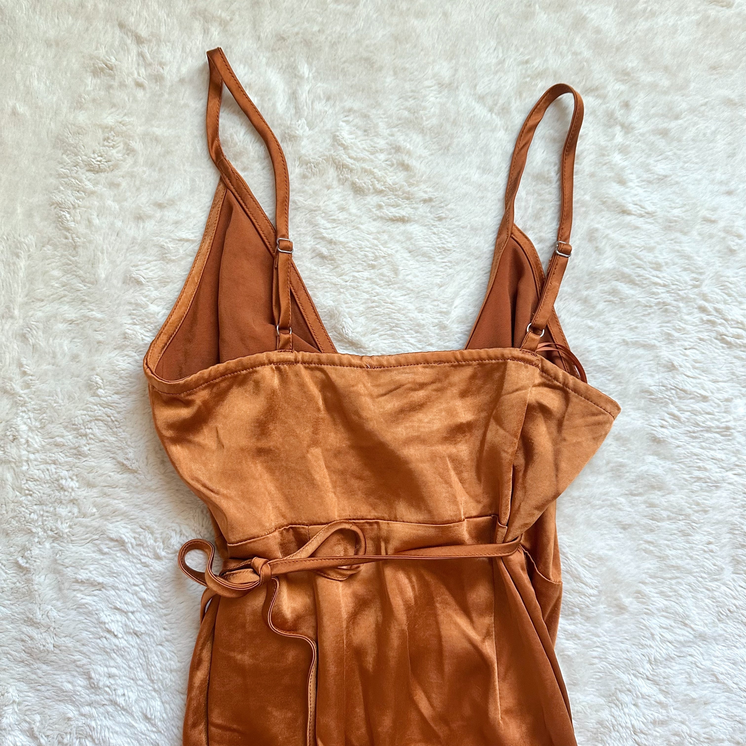 bronzed goddess gown