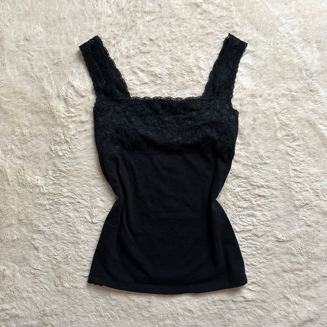 2000's ink lace cami