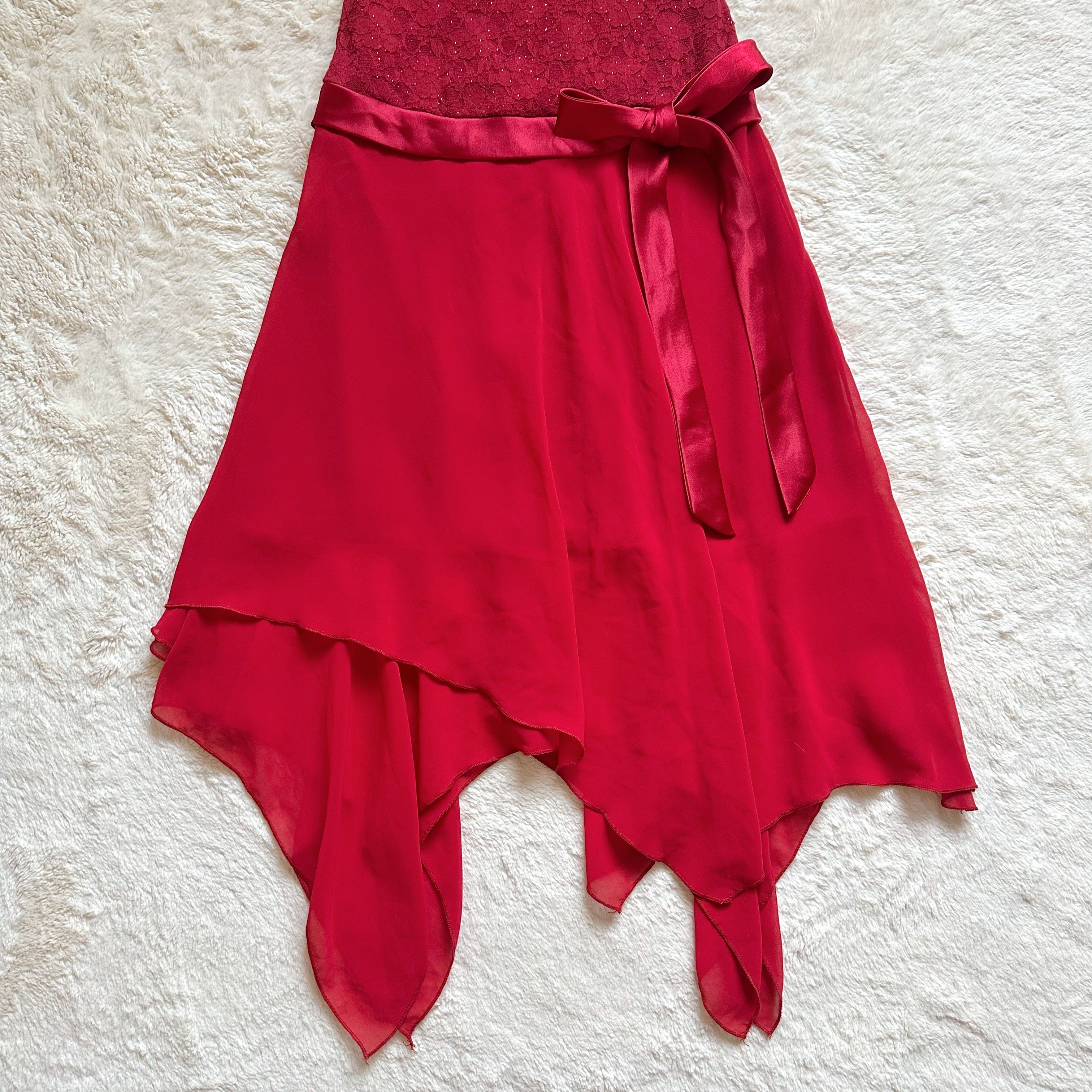 1990's scarlet serenade gown