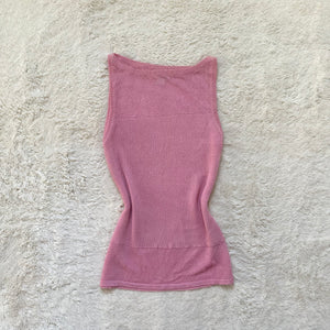 2000's bubblegum knit tank