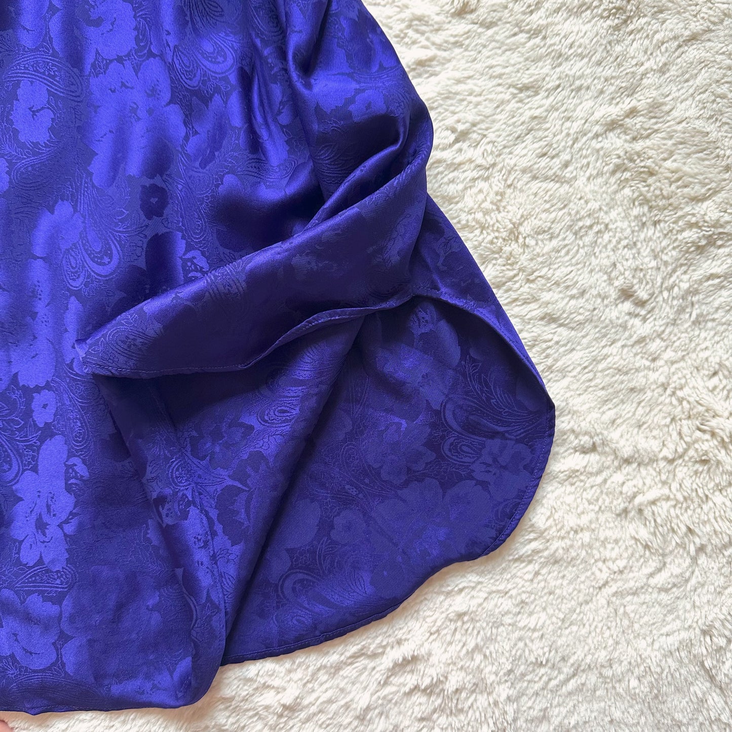 1980's amethyst hour slip dress